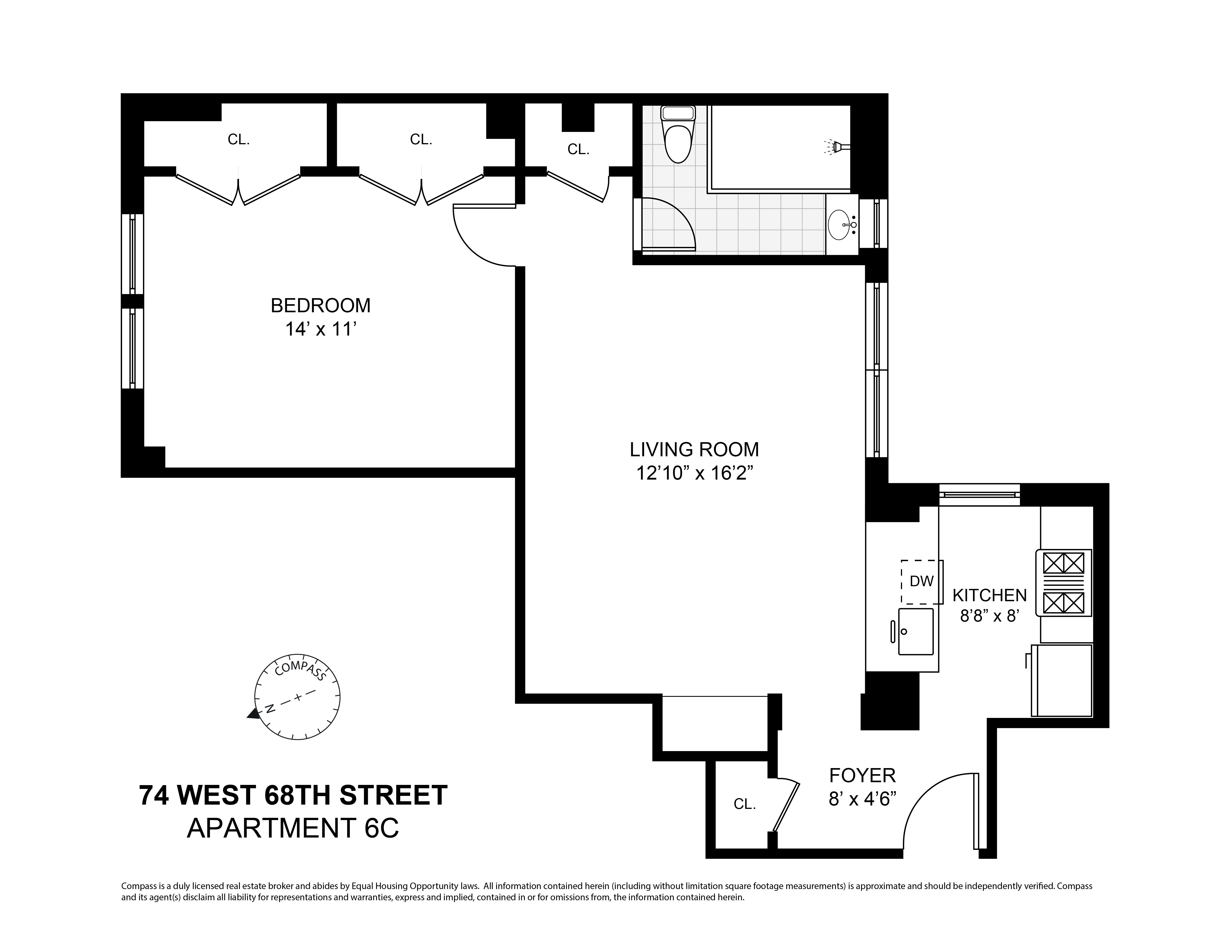 74 West 68th Street, Unit 6C Manhattan, NY 10023 - Photo 8 of 8