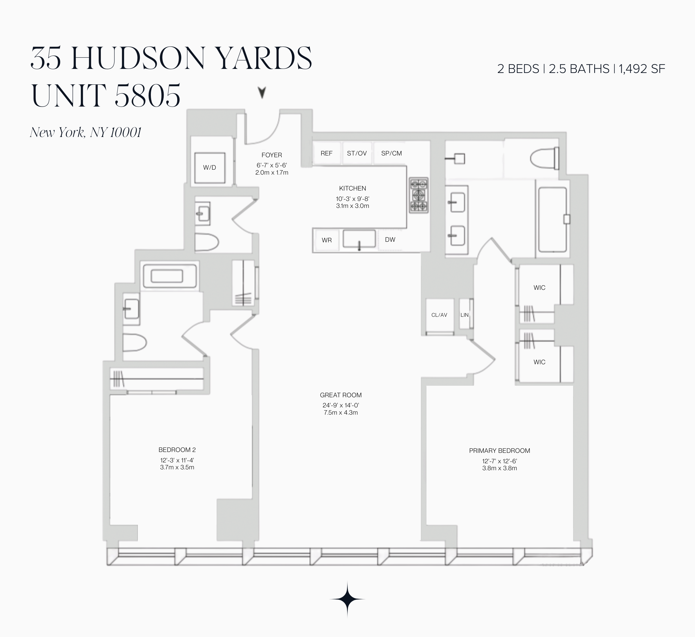 35 Hudson Yards 5805 Hudson Yards New York NY 10001