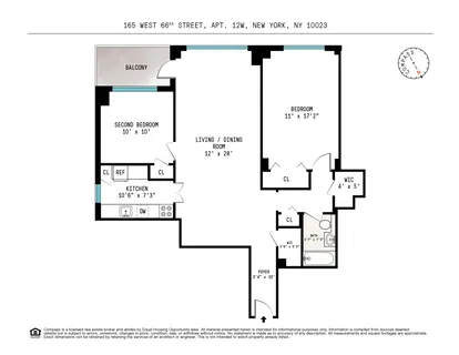 $900,000 | 165 West 66th Street, Unit 6W | Upper West Side