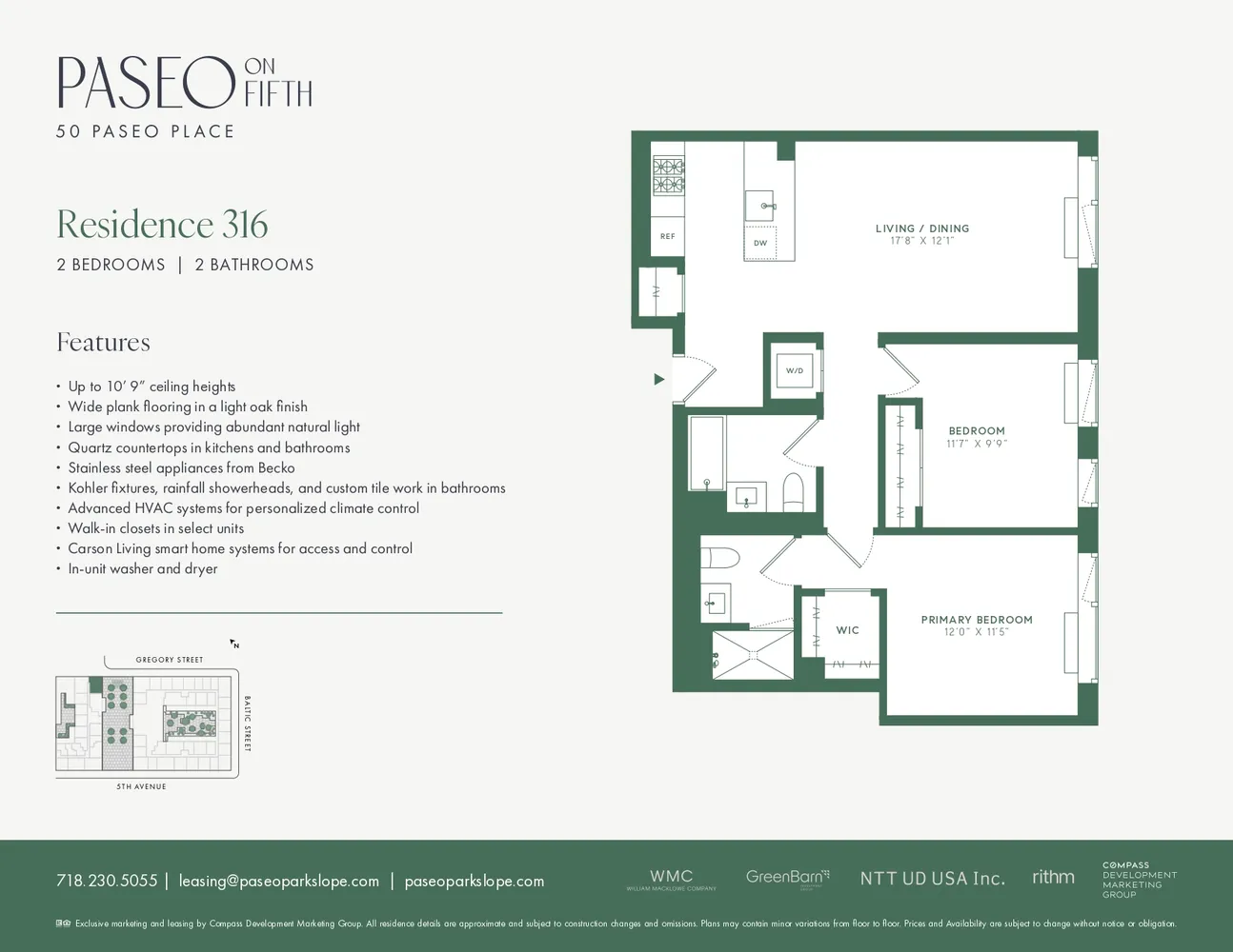 $8,000 | 50 Paseo Place, Unit 316 | Park Slope