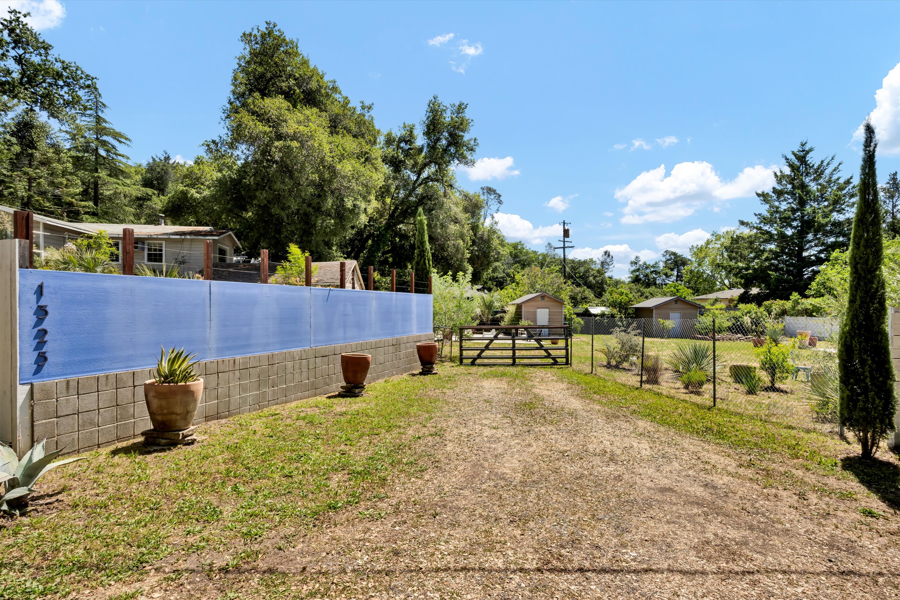 1325 Wilson Road Cloverdale, CA 95425 - Photo 2 of 29 a view of a backyard with sitting area