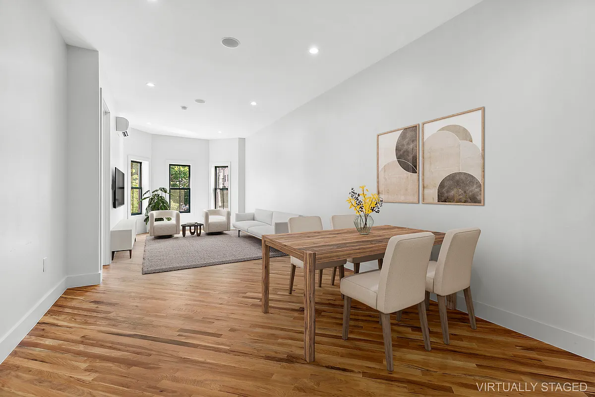 866 Bushwick Avenue, Unit 1 Brooklyn, NY 11221 - Photo 2 of 13 a view of a dining room with furniture