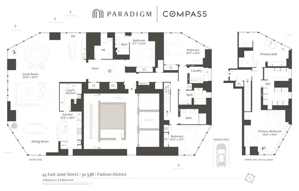 $16,500,000 | 45 East 22nd Street, Unit 52/53B | Flatiron