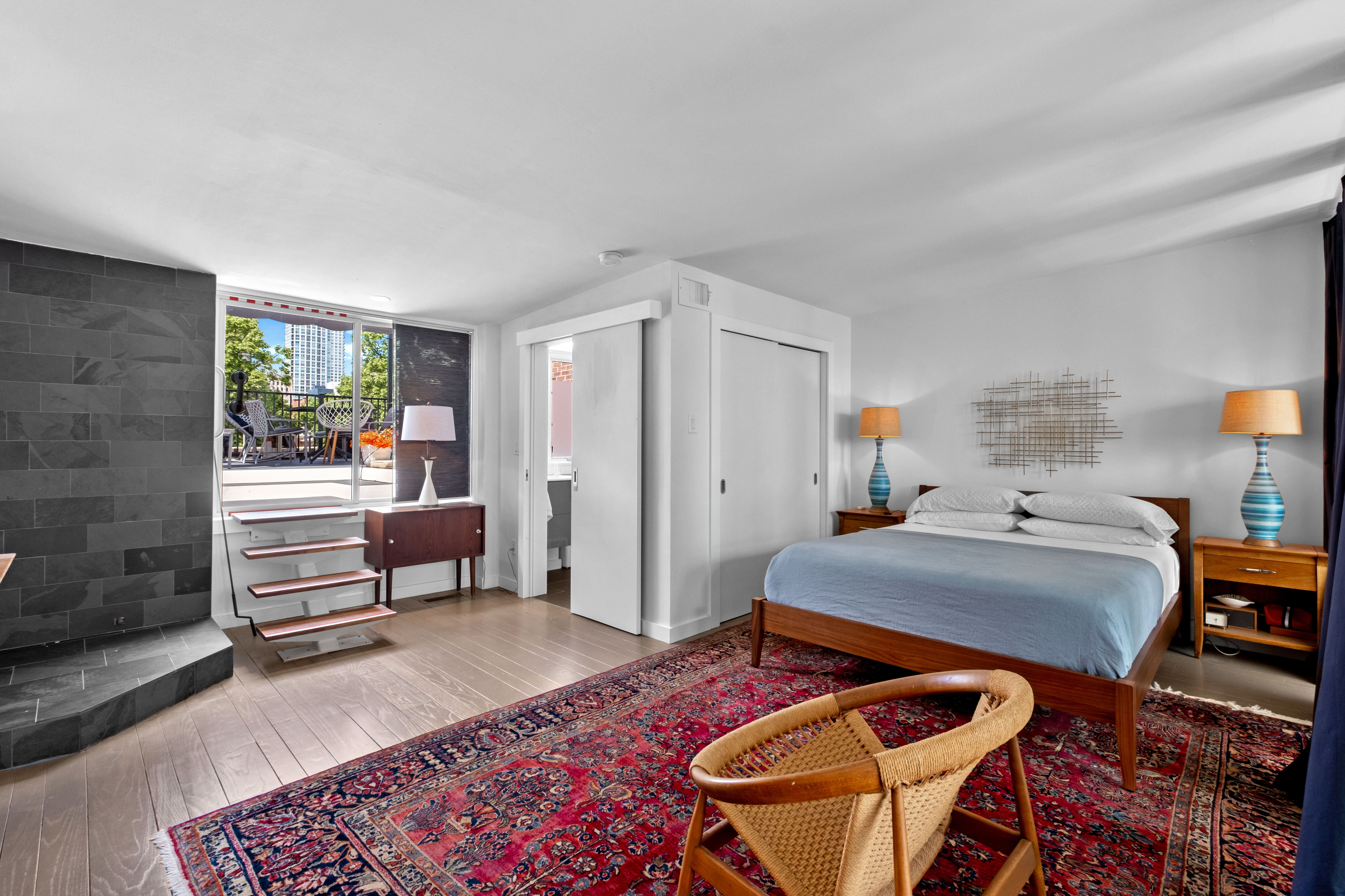 256 1/2 South 3rd Street Philadelphia, PA 19106 - Photo 42 of 73 a bedroom with furniture and a rug