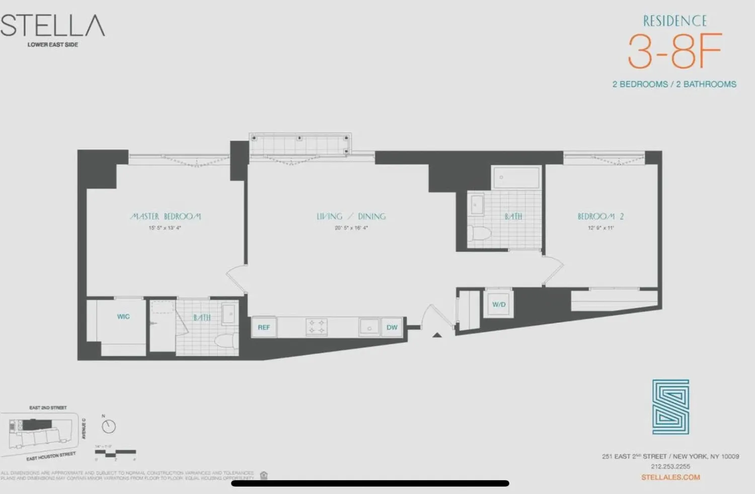 $7,550 | 251 East 2nd Street, Unit 3F | East Village