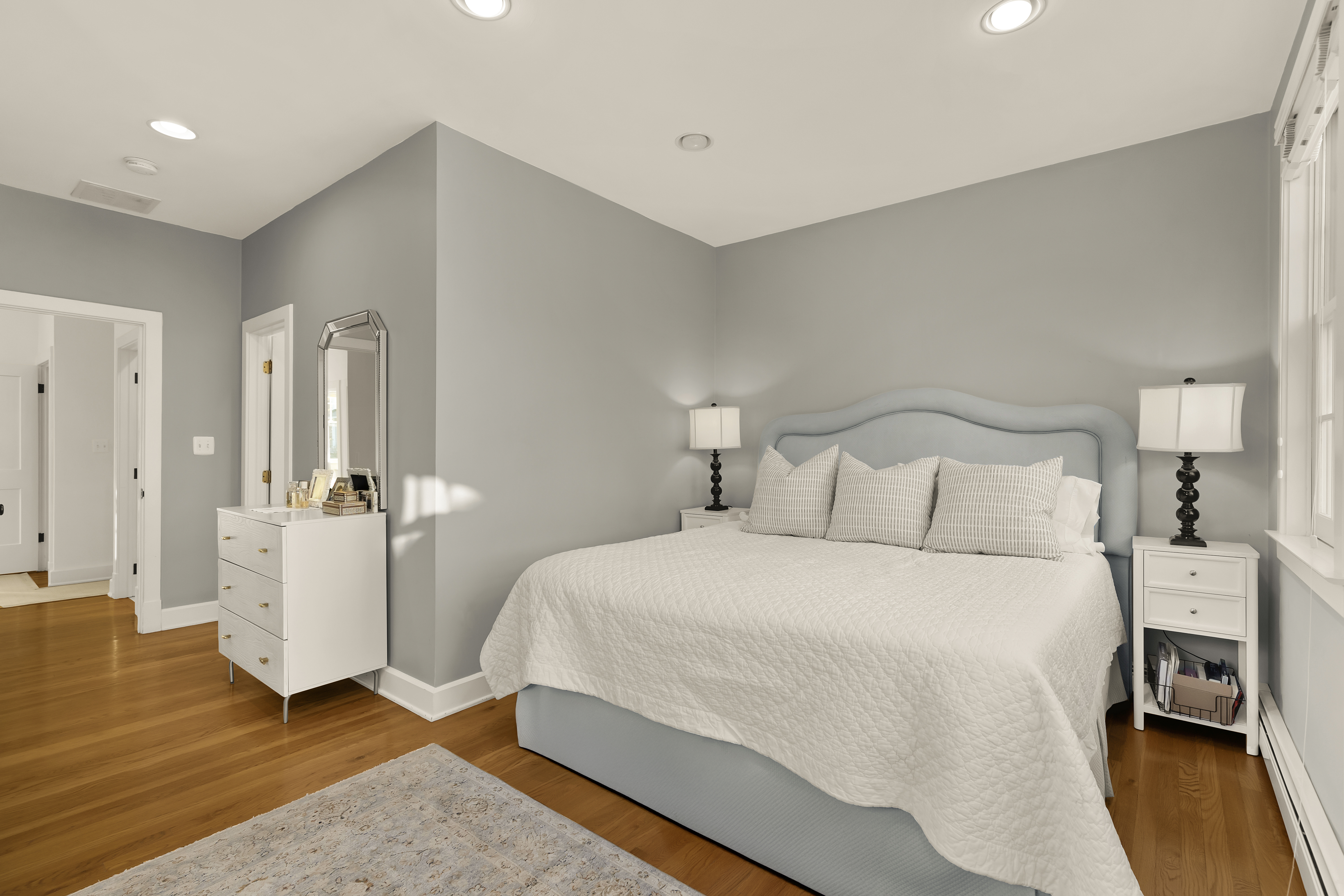 6815 Delaware Street Chevy Chase, MD 20815 - Photo 11 of 34 a bedroom with a beds and a couch