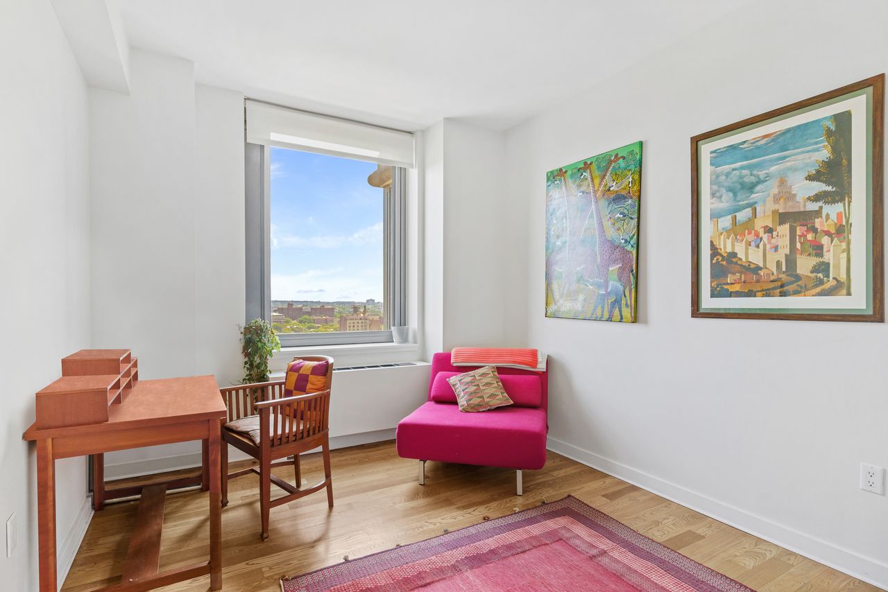 230 Ashland Place, Unit 26A Brooklyn, NY 11217 - Photo 7 of 12 a bedroom with furniture and a window