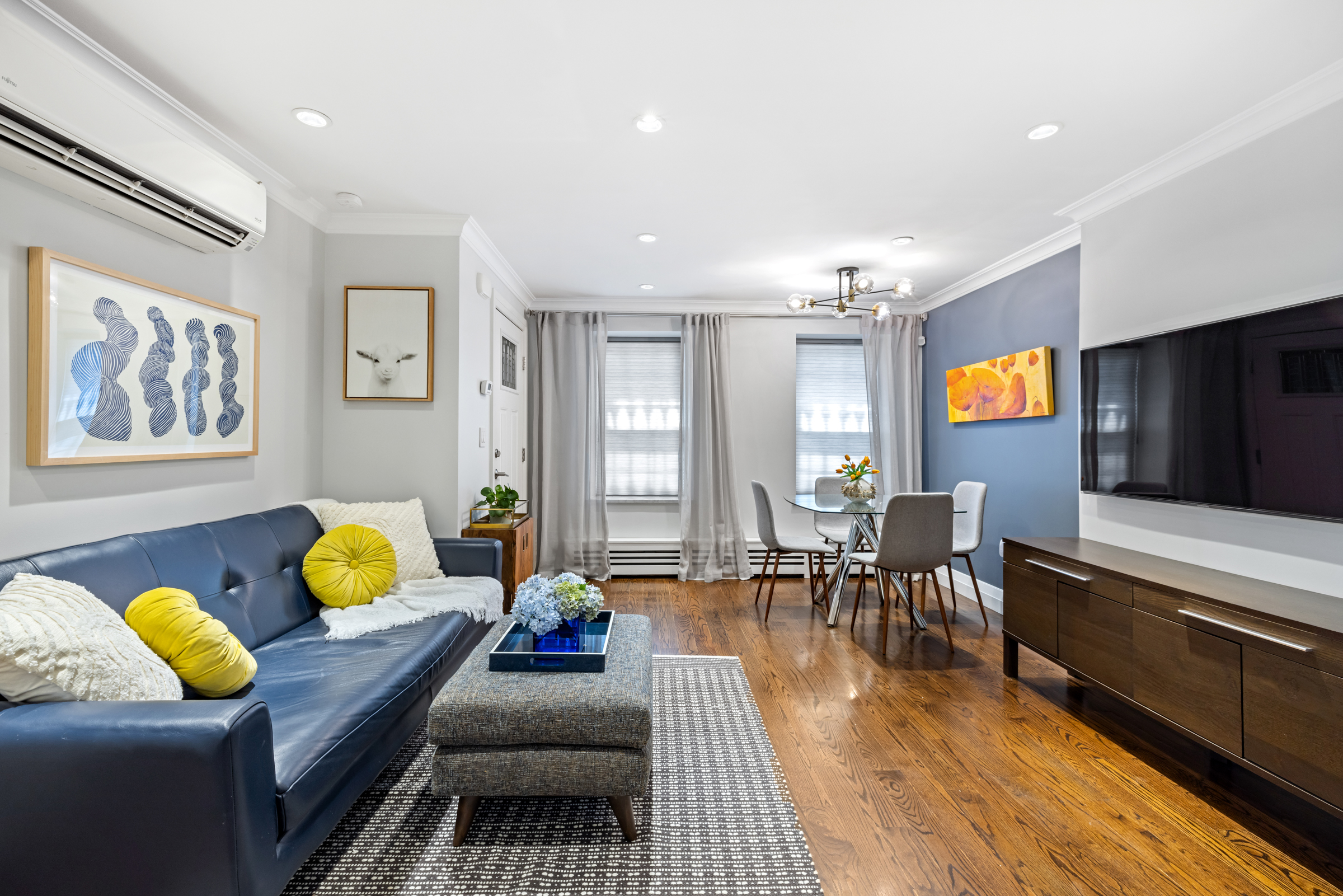 439 A Monroe Street Brooklyn, NY 11221 - Photo 18 of 29 a living room with furniture and wooden floor
