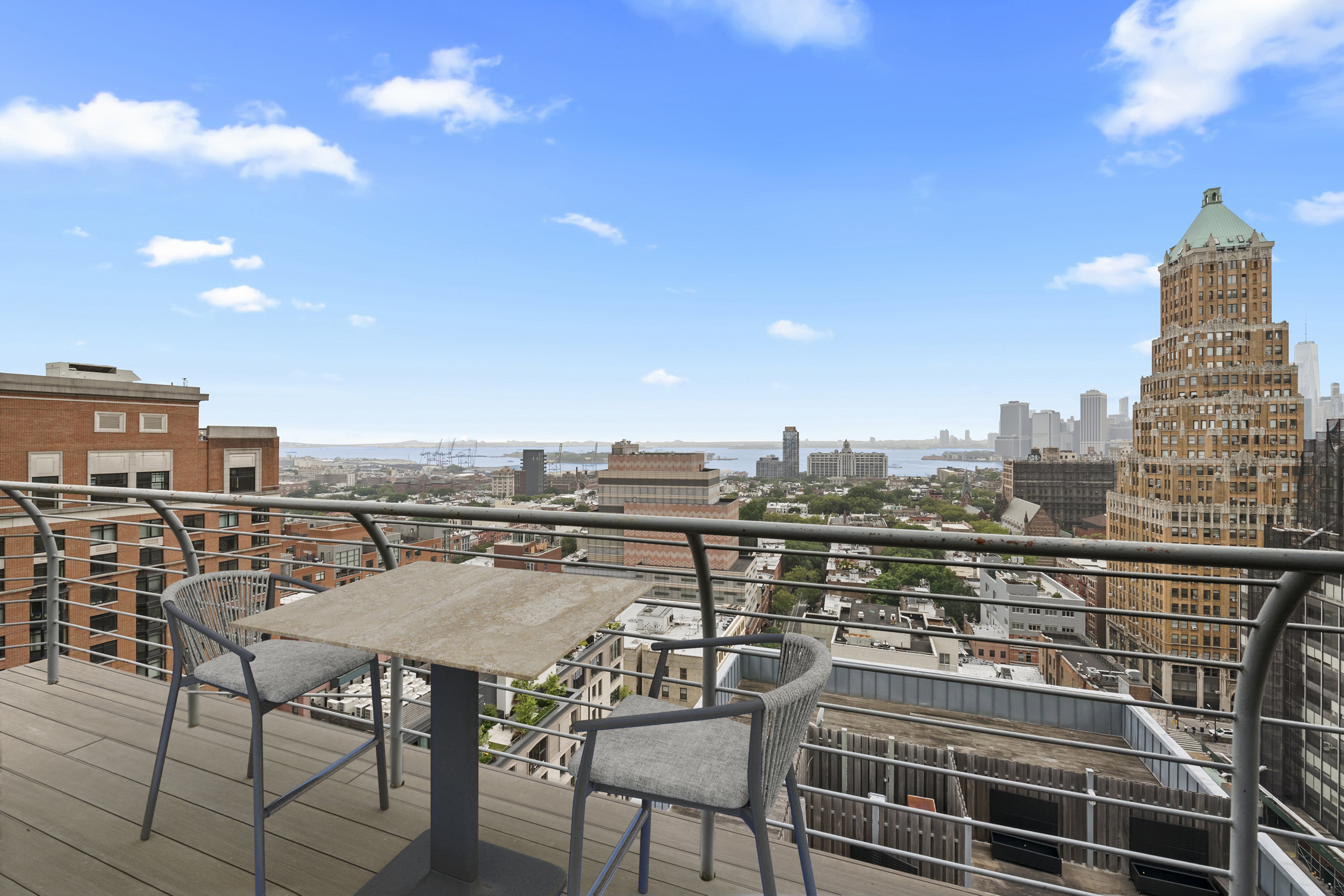 110 Livingston Street, Unit PHL Brooklyn, NY 11201 - Photo 10 of 11 a view of a terrace with sitting area