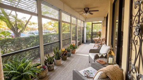 a view of a porch