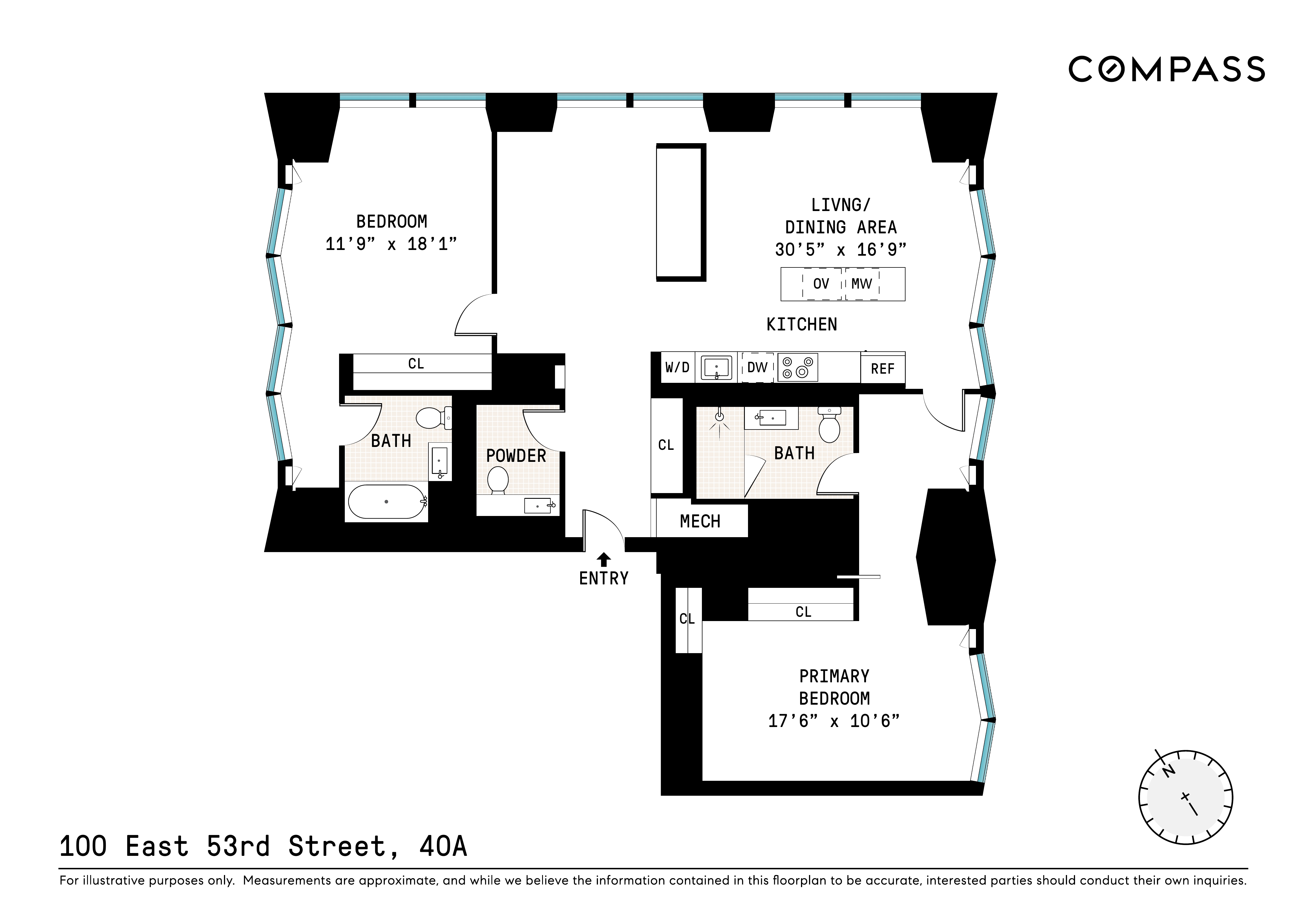 100 East 53rd Street, Unit 40A Manhattan, NY 10022 - Photo 20 of 20 a picture of a rug