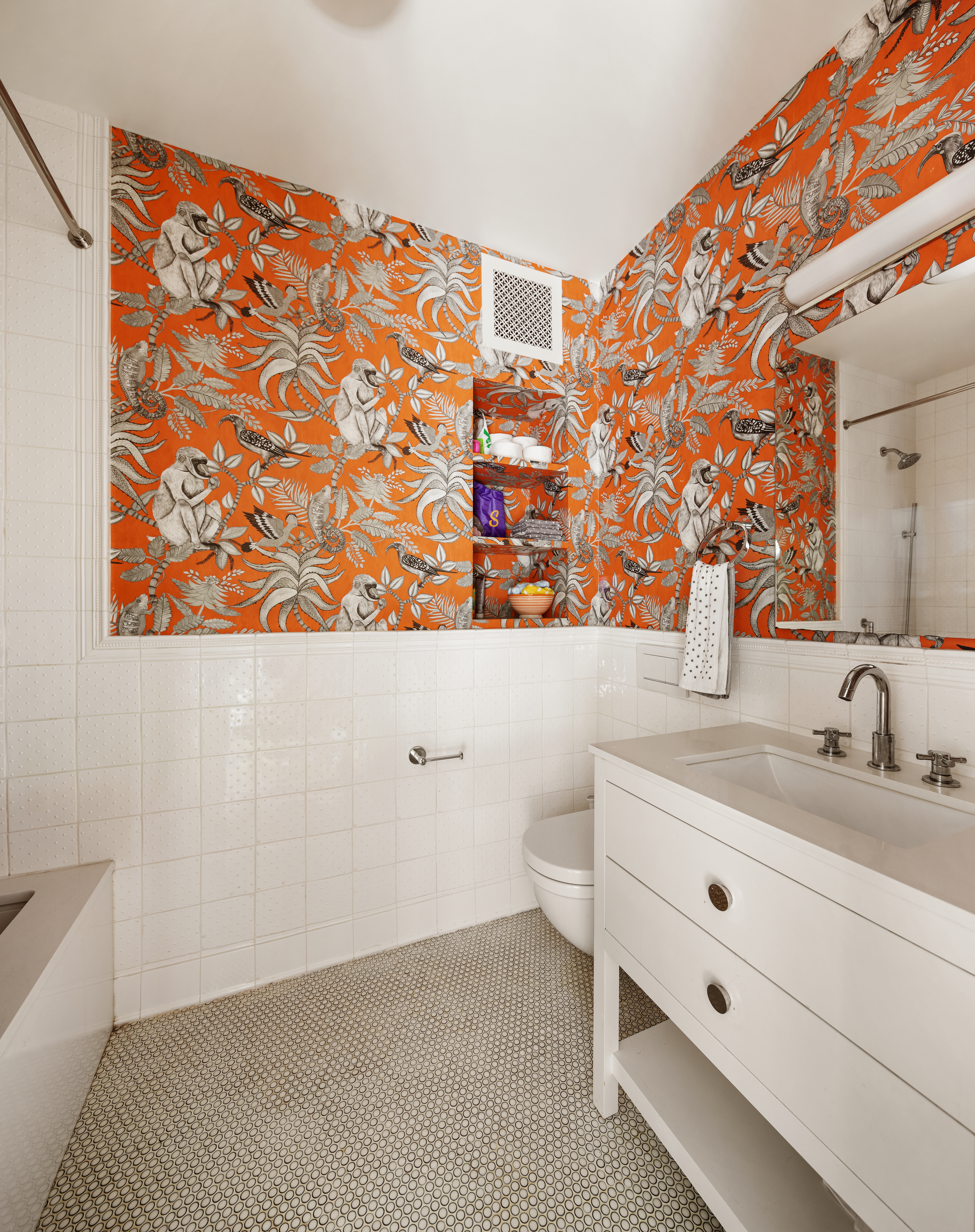 309 West 86th Street, Unit PH Manhattan, NY 10024 - Photo 14 of 19 a bathroom with a sink and a toilet
