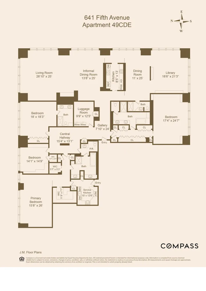 $34,000,000 | 641 5th Avenue, Unit 49CDE | Midtown East