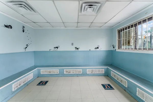 view of a room with an empty space