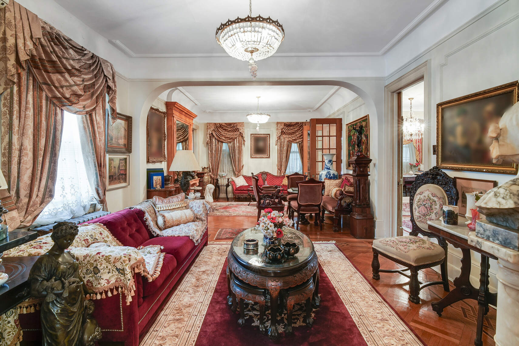 240 76th Street Brooklyn, NY 11209 - Photo 7 of 9 a living room with furniture and a flat screen tv