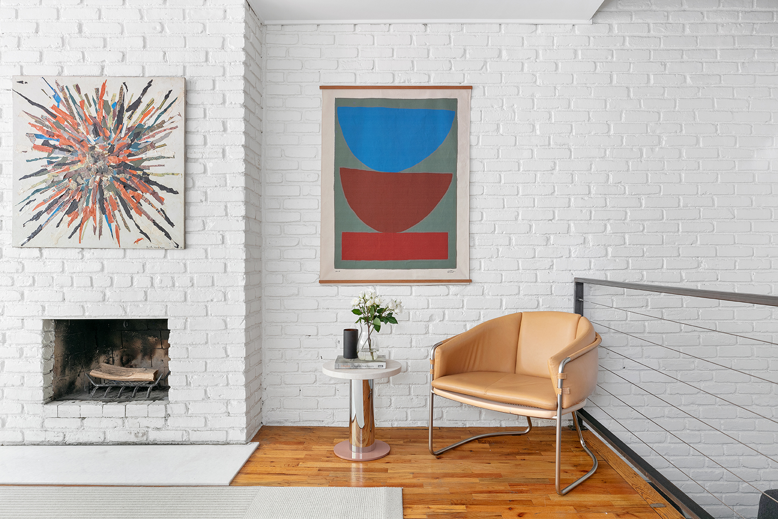 49 East 12th Street, Unit 2C Manhattan, NY 10003 - Photo 6 of 9 a outdoor living space with furniture and a fireplace