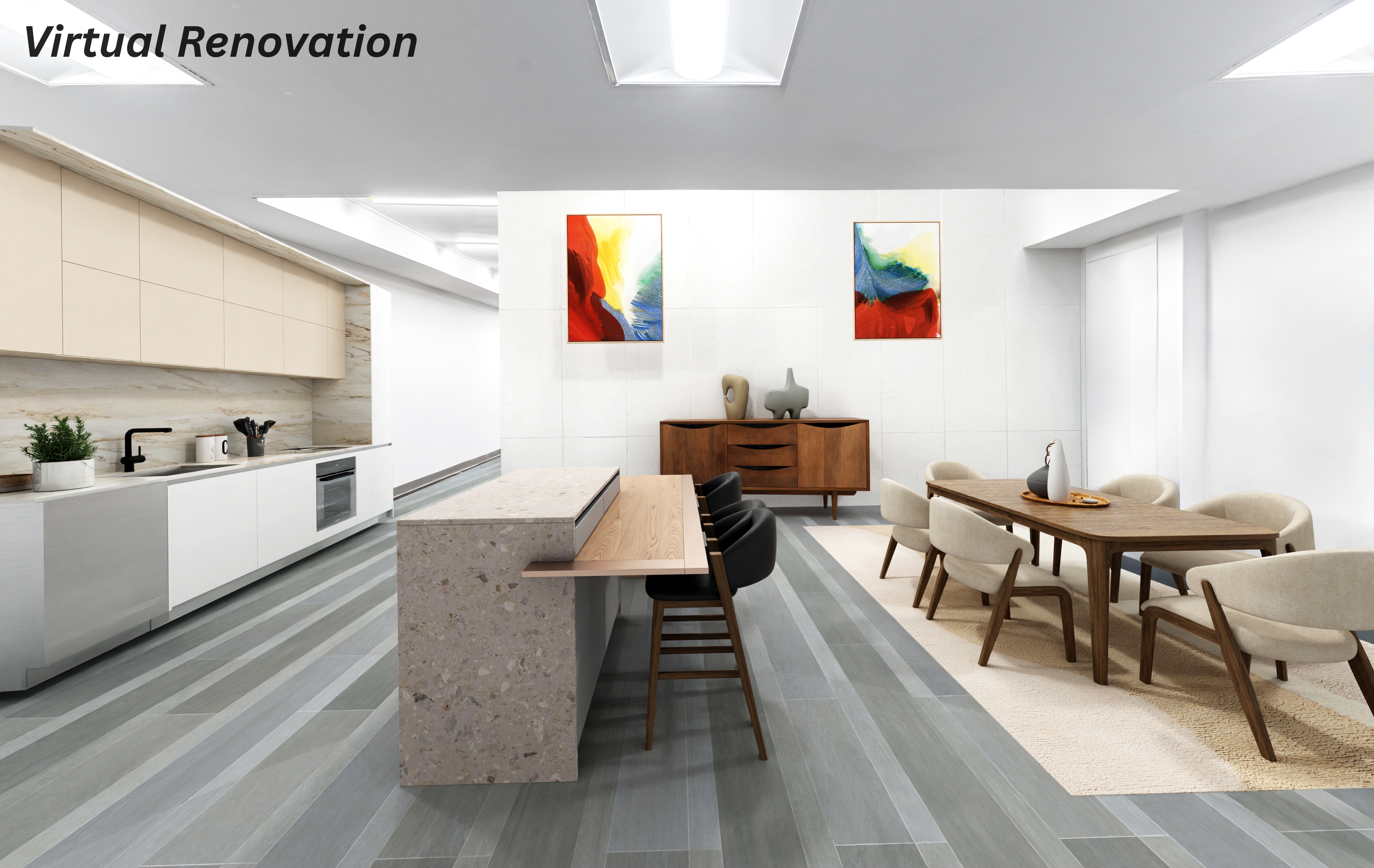 47 East 19th Street, Unit 4 Manhattan, NY 10003 - Photo 2 of 14 a view of a dining room with furniture and wooden floor