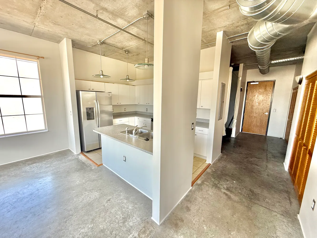 a view of empty room