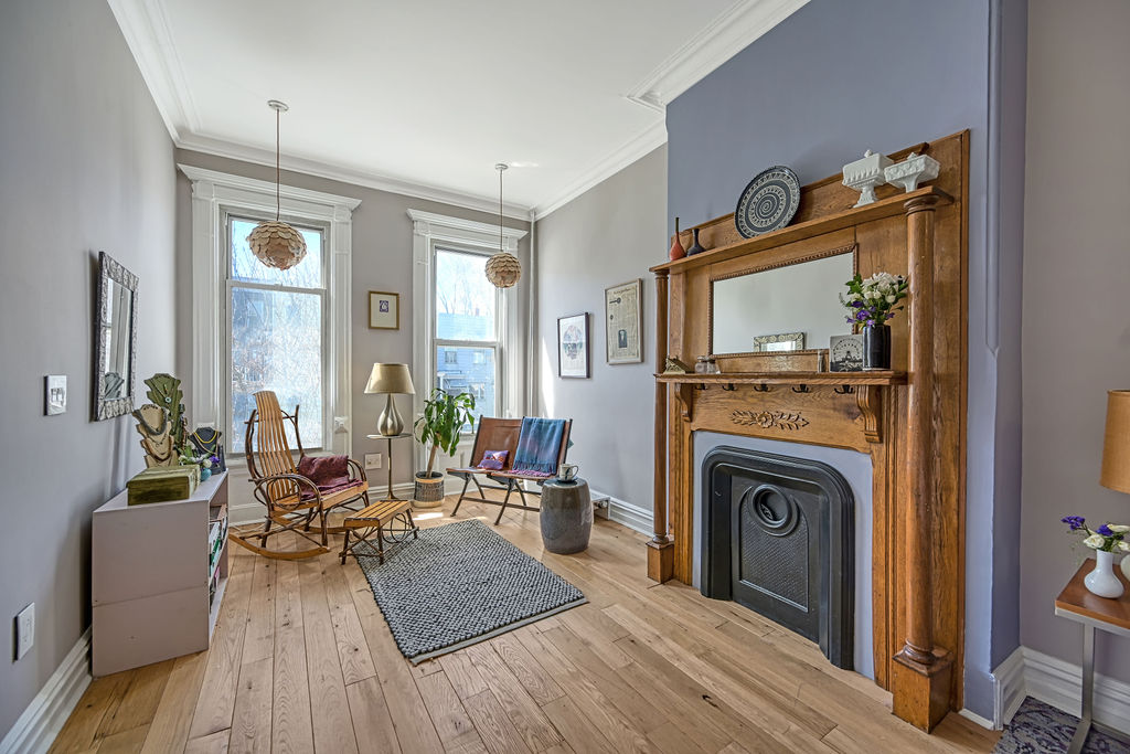 315 15th Street Brooklyn, NY 11215 - Photo 13 of 25 a living room with furniture and a fireplace
