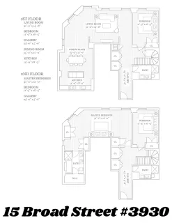 $3,488,000 | 15 Broad Street, Unit 3930 | Financial District