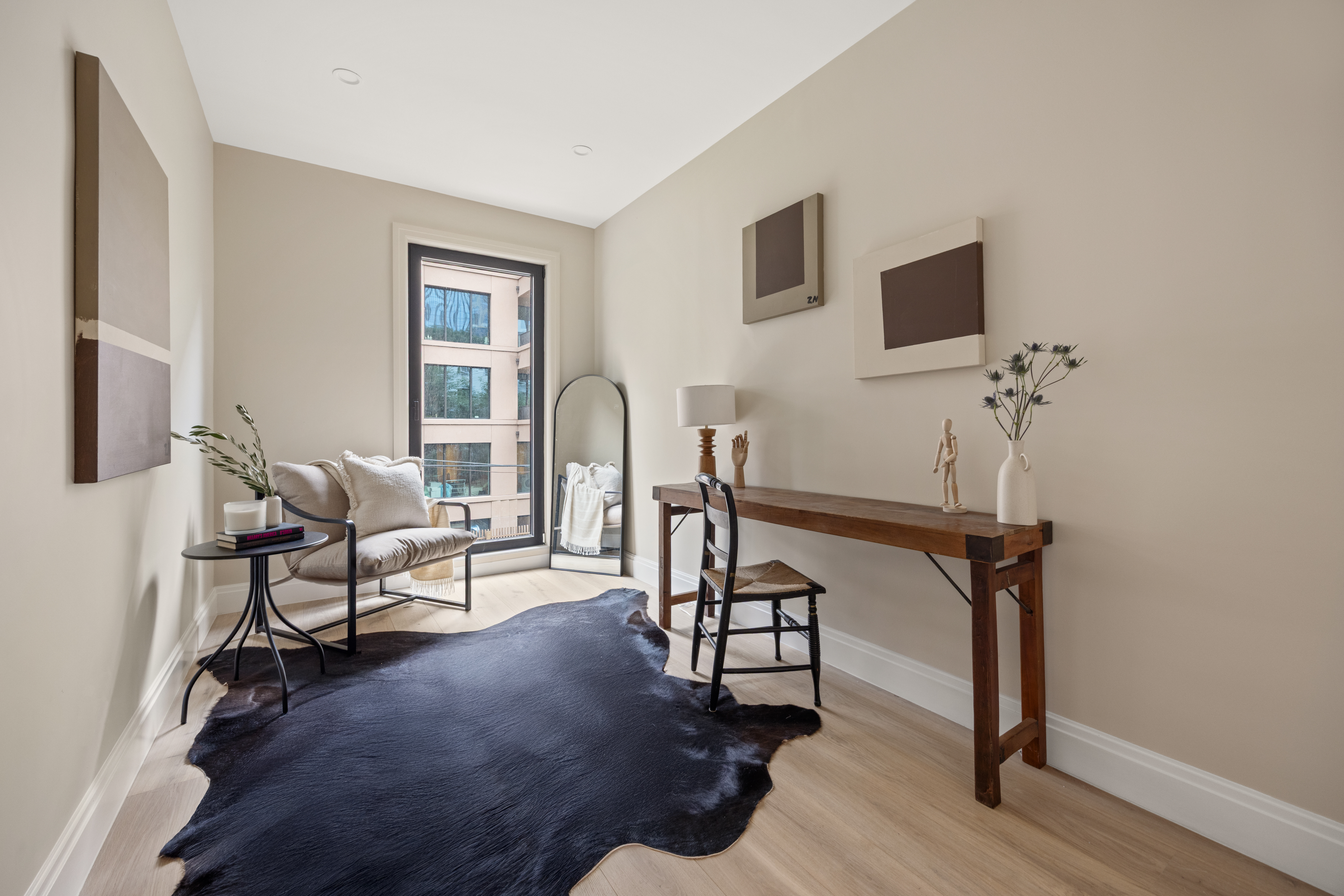 354 Dean Street, Unit 2 Brooklyn, NY 11217 - Photo 6 of 10 a living room with furniture a flat screen tv and a wall painting
