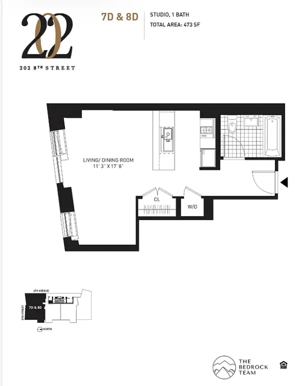 $3,373 | 202 8th Street, Unit 7D | Gowanus