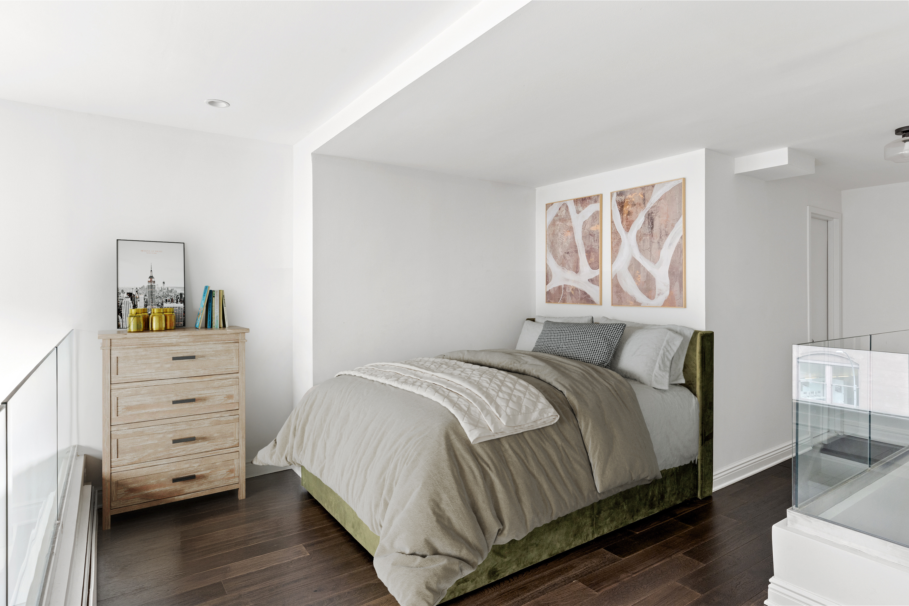 65 Cooper Square, Unit 3A Manhattan, NY 10003 - Photo 4 of 7 a bedroom with a bed and a closet