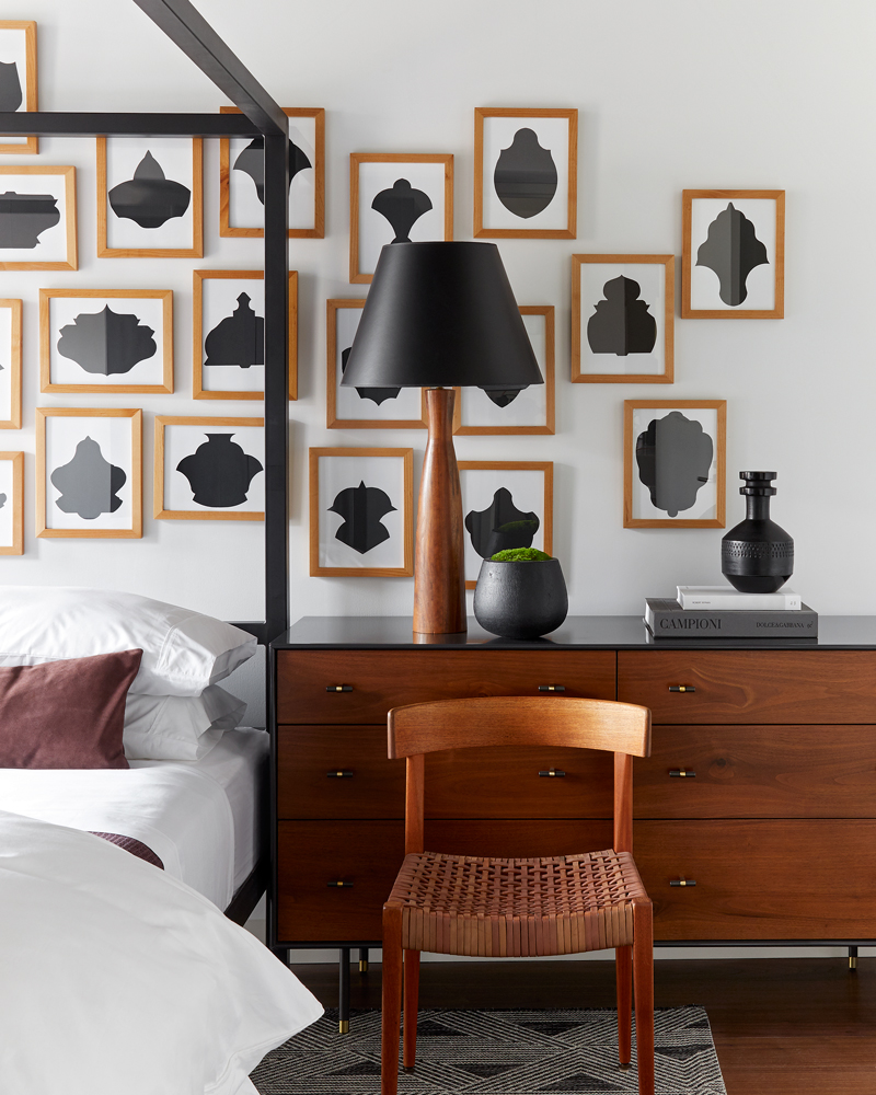 120 Nassau Street, Unit 12F Brooklyn, NY 11201 - Photo 4 of 12 a bedroom with a bed and cabinets