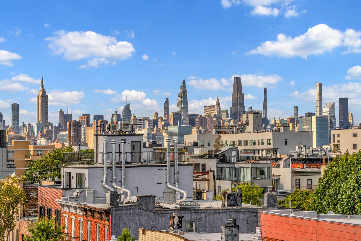 a city view with lot of high rise buildings