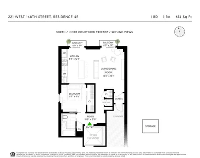 $450,000 | 221 West 148th Street, Unit 4B | Central Harlem