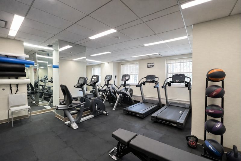 75 Henry Street, Unit 9G Brooklyn, NY 11201 - Photo 10 of 13 a view of a room with gym equipment