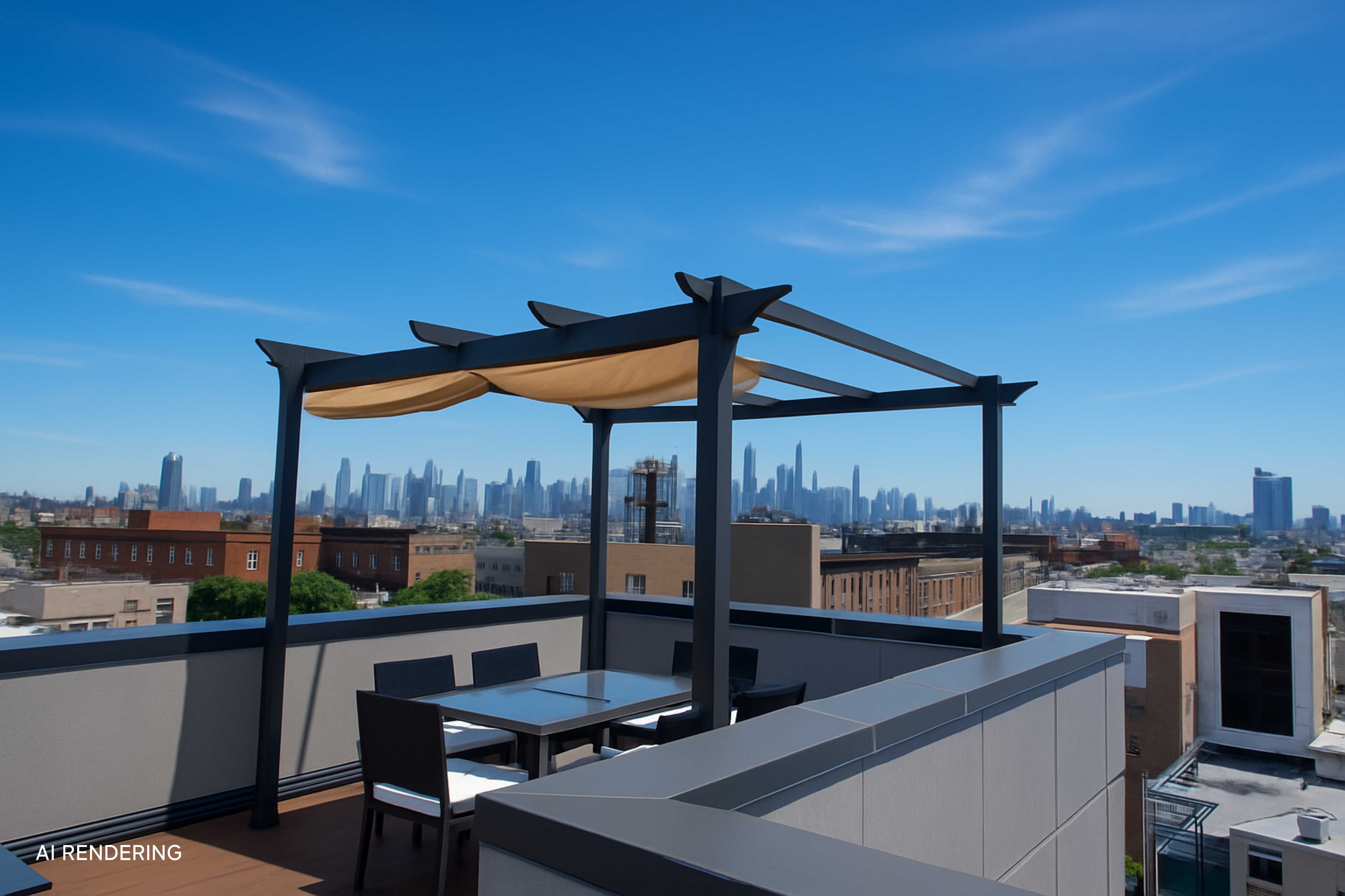 280 Nassau Avenue, Unit 1A Brooklyn, NY 11222 - Photo 8 of 9 a view of a chairs and table in patio with a yard