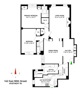 $2,500,000 | 162 East 80th Street, Unit 9B | Upper East Side