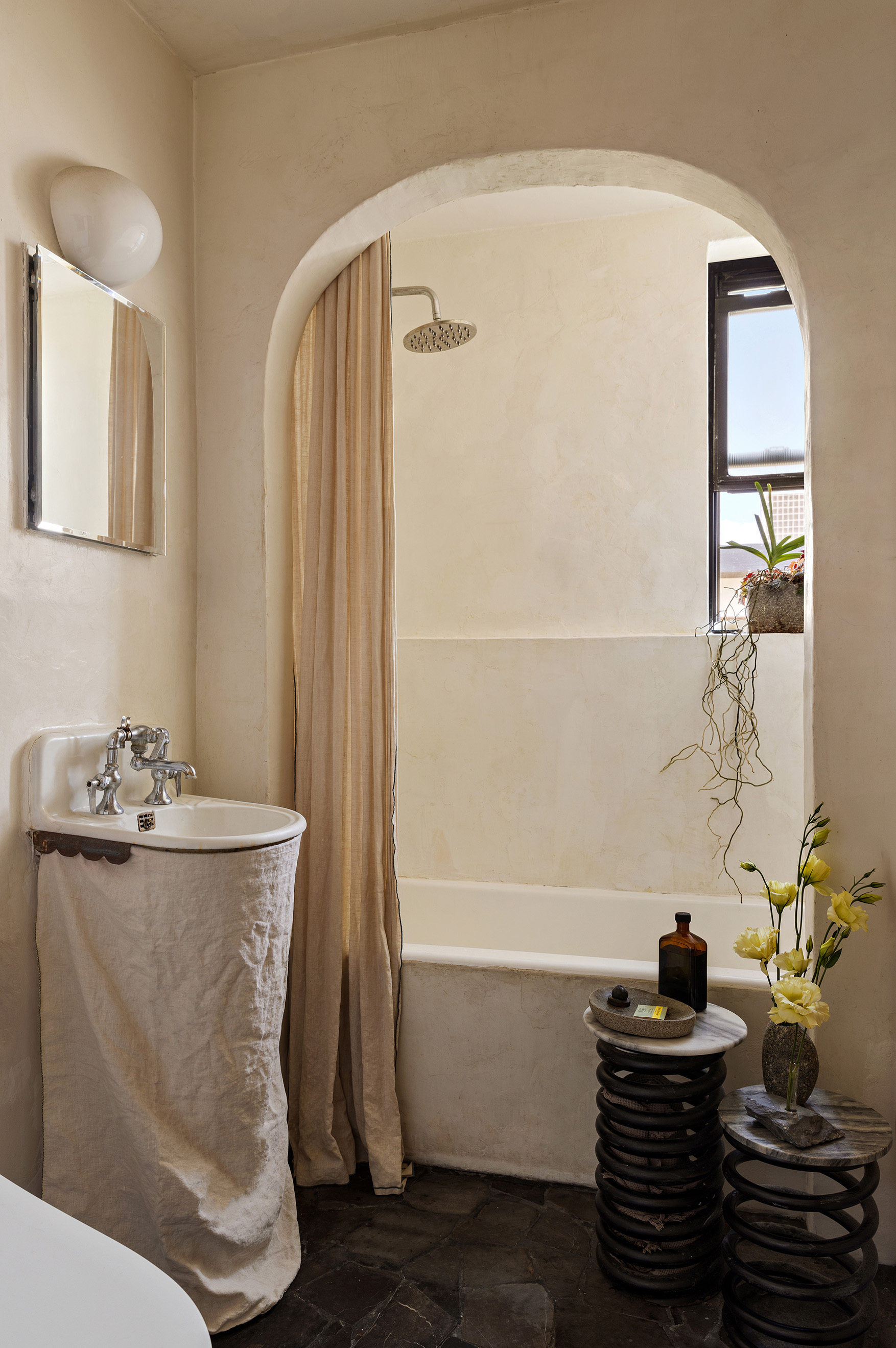 151 Grand Street, Unit 8 Brooklyn, NY 11249 - Photo 5 of 20 a bathroom with a sink and mirror