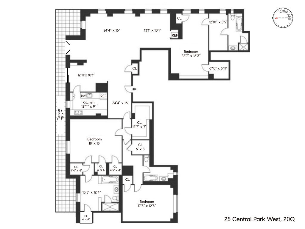 25 Central Park West, Unit 20Q/O Manhattan, NY 10023 - Photo 18 of 18