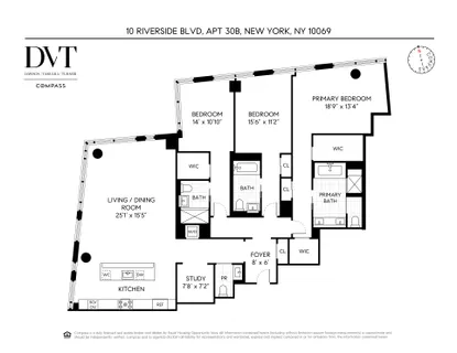 $7,500,000 | 10 Riverside Boulevard, Unit 30B | Upper West Side