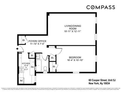 $389,000 | 60 Cooper Street, Unit 5J | Inwood