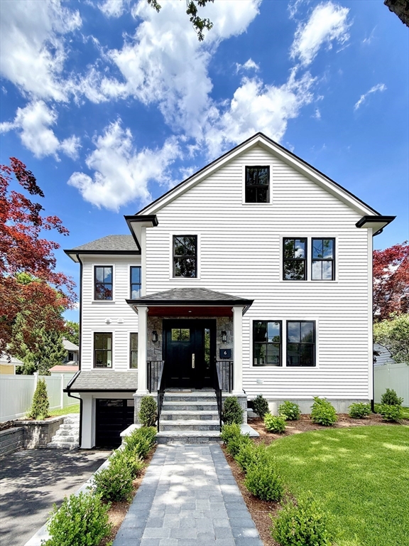 6 Intervale Road Wellesley, MA 02481 - Photo 2 of 33 a front view of a house with a yard