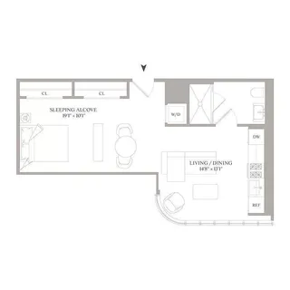 $1,550,000 | 565 Broome Street, Unit N6J | Hudson Square