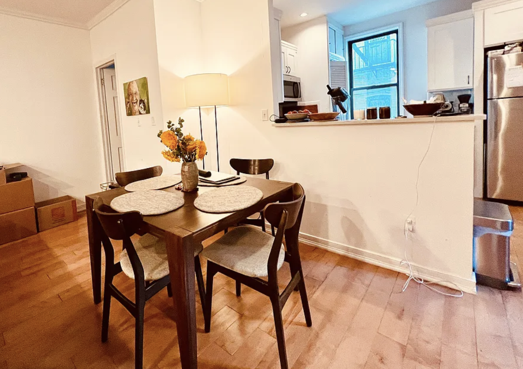 573 6th Street, Unit 3 Brooklyn, NY 11215 - Photo 6 of 19 a view of a dining room with furniture and wooden floor