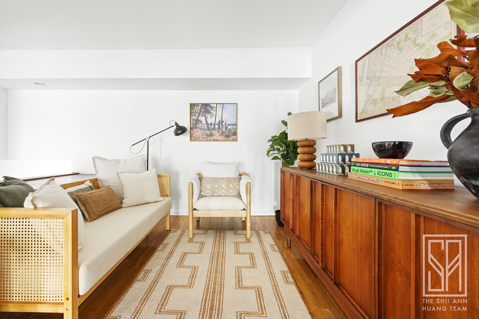 10 8th Avenue, Unit 2 Brooklyn, NY 11217 - Photo 9 of 18 a living room with furniture and a wooden floor