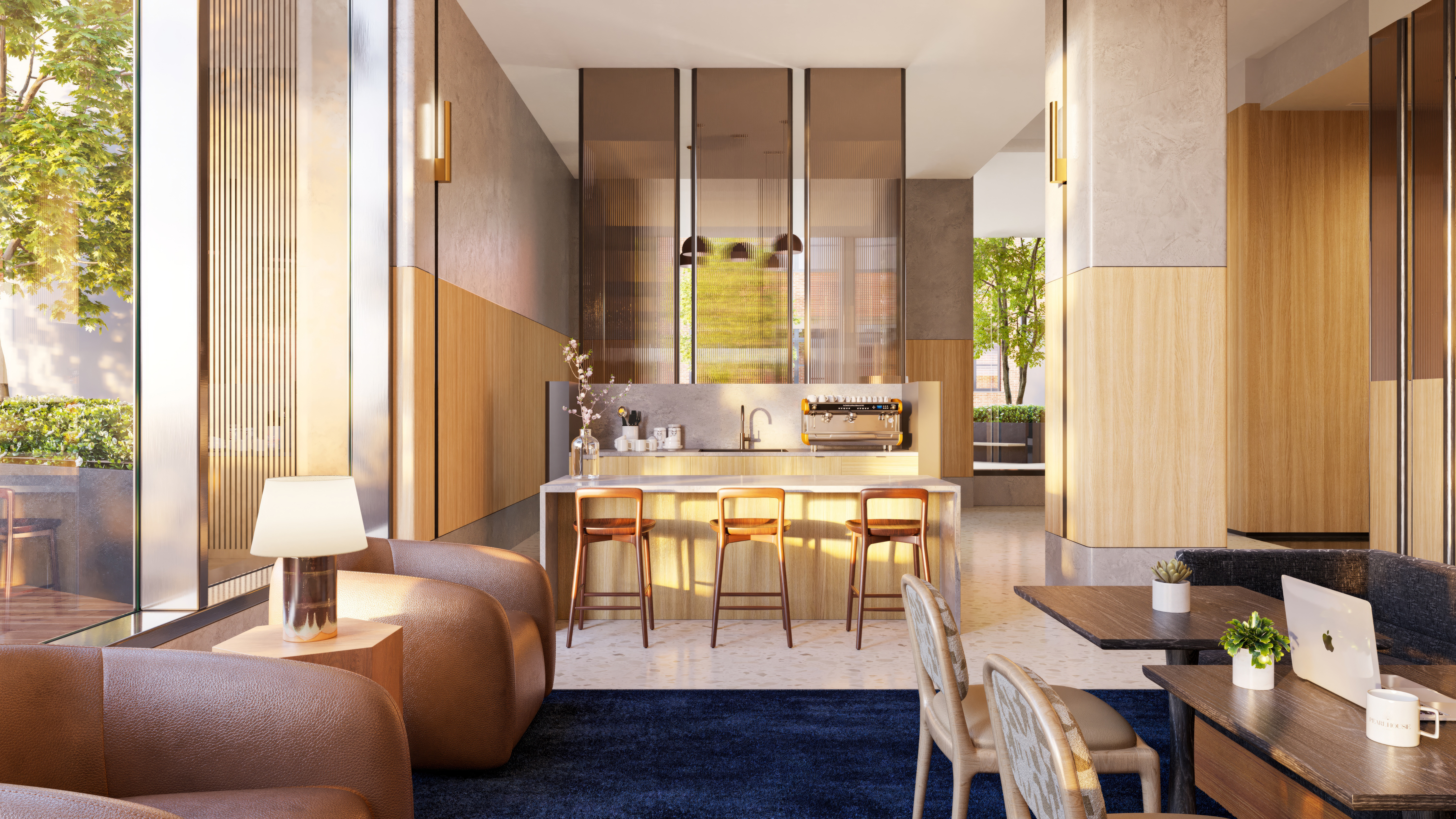 160 Water Street, Unit 14M Manhattan, NY 10038 - Photo 3 of 14 a dining room with furniture a chandelier and wooden floor