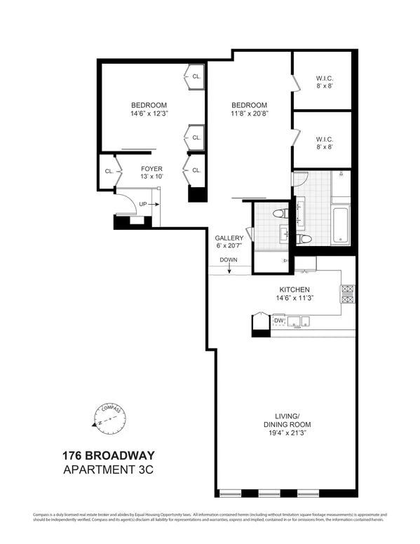 $7,500 | 176 Broadway, Unit 3C | Financial District