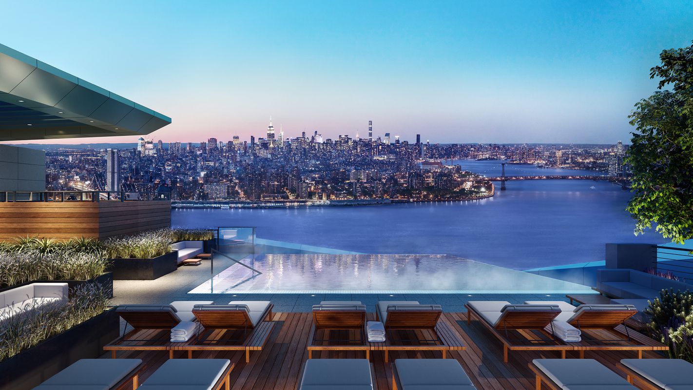 1 City Point, Unit 55A Brooklyn, NY 11201 - Photo 14 of 15 an aerial view of a house with outdoor seating