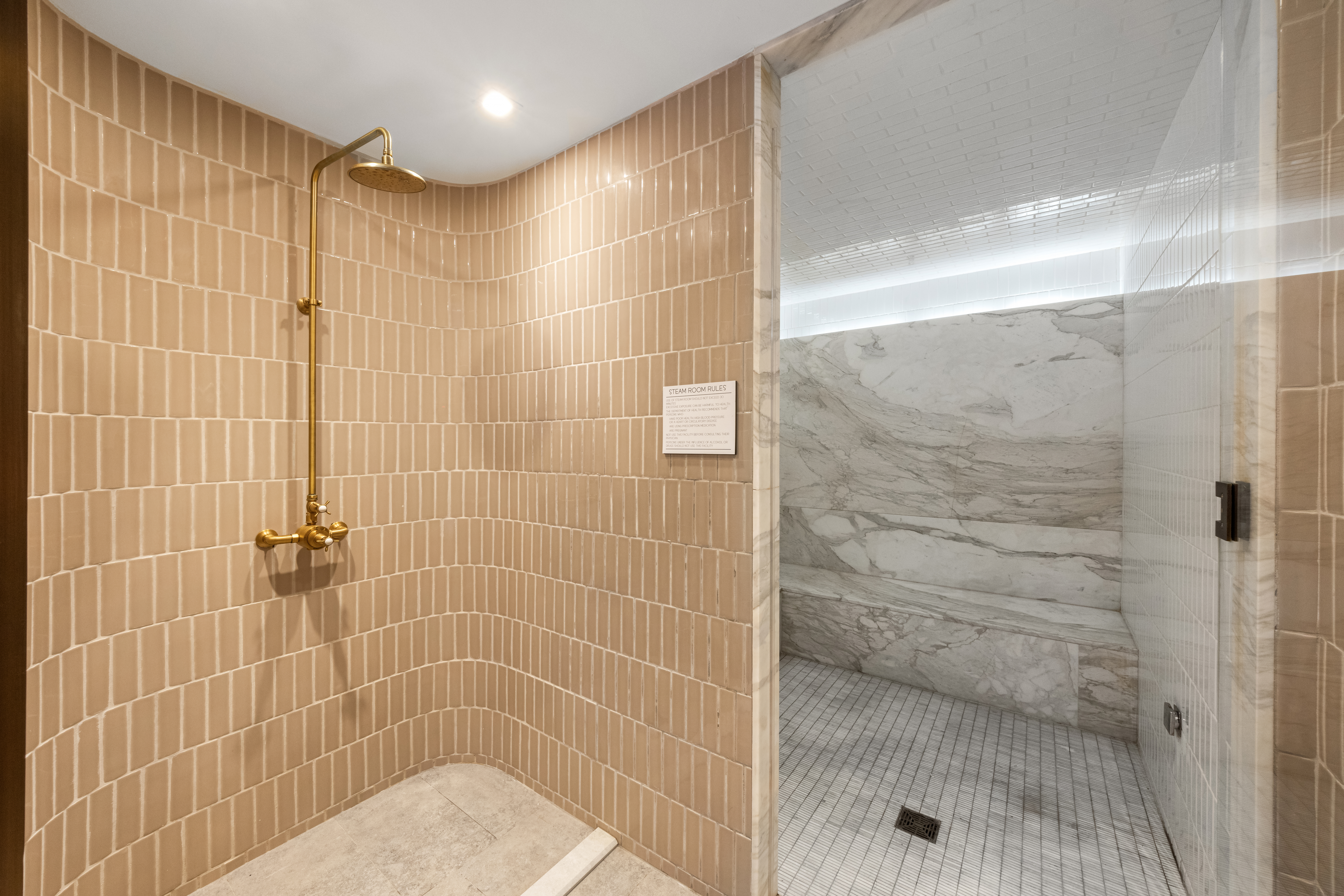 301 East 50th Street, Unit 8C Manhattan, NY 10022 - Photo 16 of 20 a bathroom with a shower and a toilet
