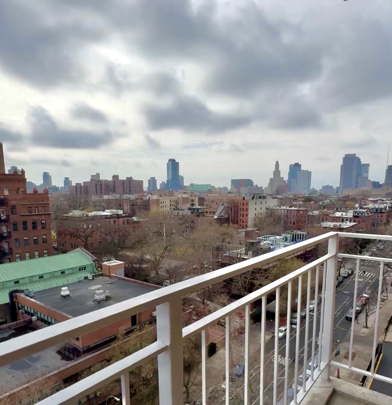 195 Willoughby Avenue, Unit 1206 Brooklyn, NY 11205 - Photo 9 of 10 a view of a city view from a balcony