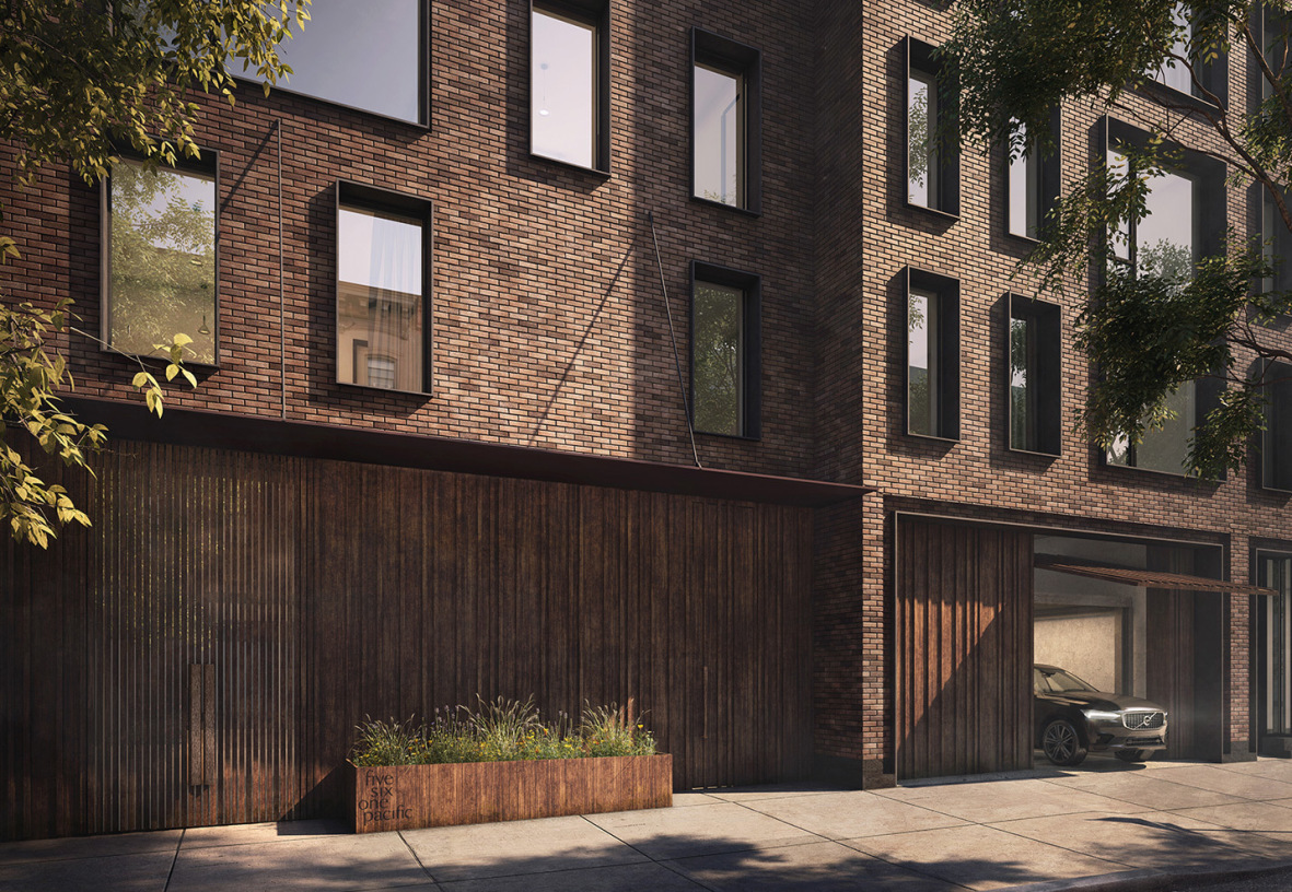 561 Pacific Street, Unit 606 Brooklyn, NY 11217 - Photo 16 of 17 a view of a brick house with many windows