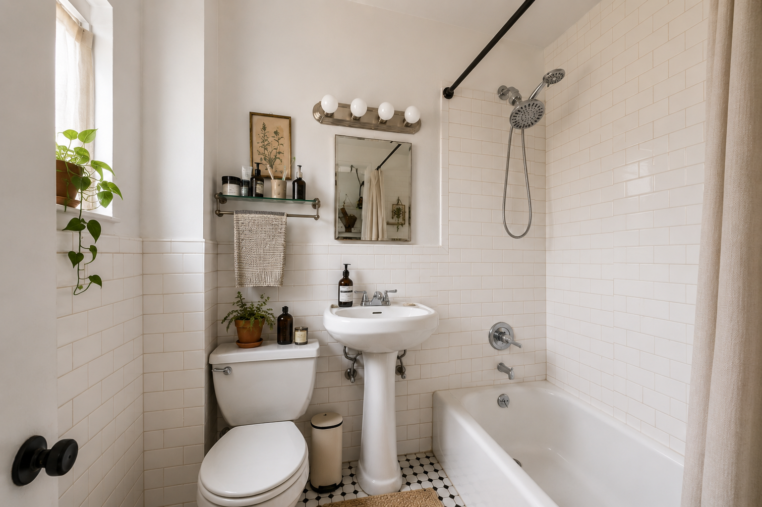 41 Frost Street, Unit 2 Brooklyn, NY 11211 - Photo 5 of 7 a bathroom with a sink a toilet and shower