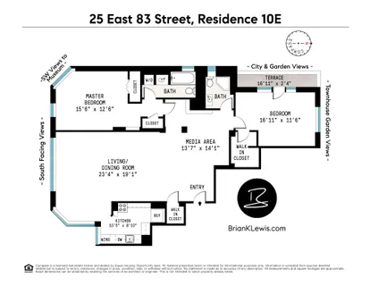 $1,995,000 | 25 East 83rd Street, Unit 10E | Upper East Side