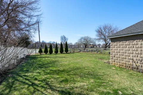 a view of a green field